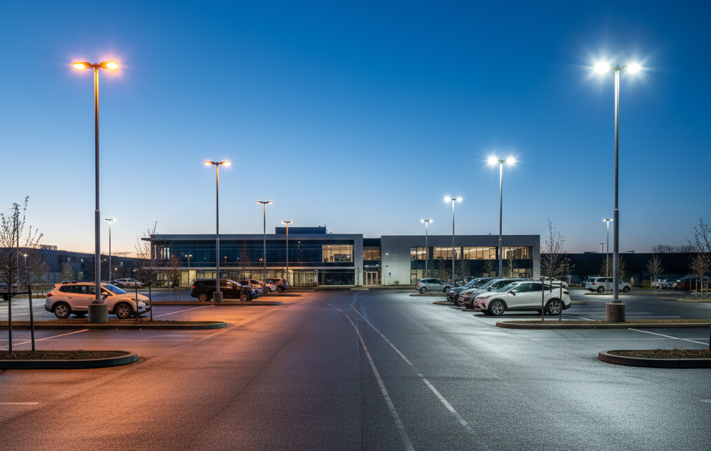 led parking lot lights